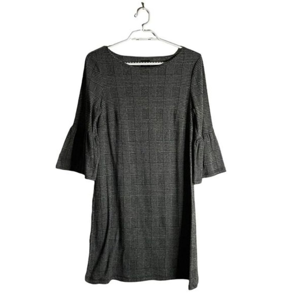 Jules & Leopold Studio Women’s Patterned Bell Sleeve Mini Dress